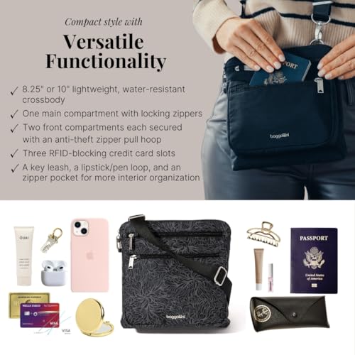 Image of Baggallini Securtex Anti-Theft Crossbody