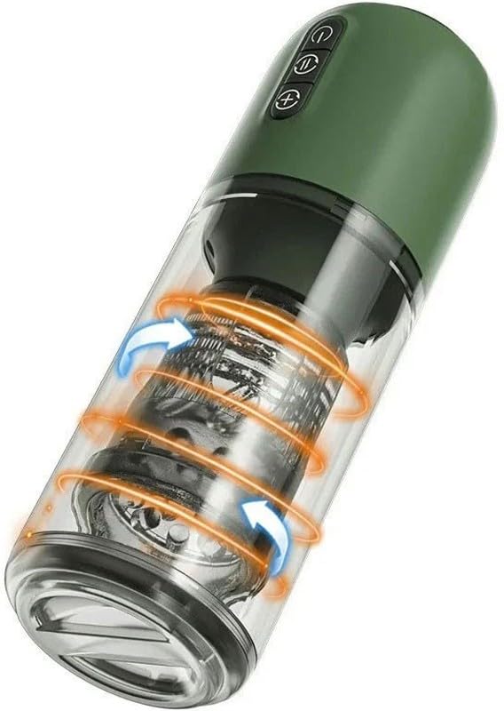 Gfdbhjer Practical Massage Tool, Fully Automatic Leisure Fitness Tool for Men, Multi-Frequency Rotation, Intelligent Heating