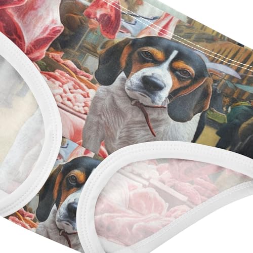 Pattern Toddler Underwear Floral 2t Cotton Panties for Girl Funny Dog Undies Kids Briefs4