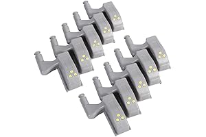 10Pcs Universal LED Cabinet Hinge Light