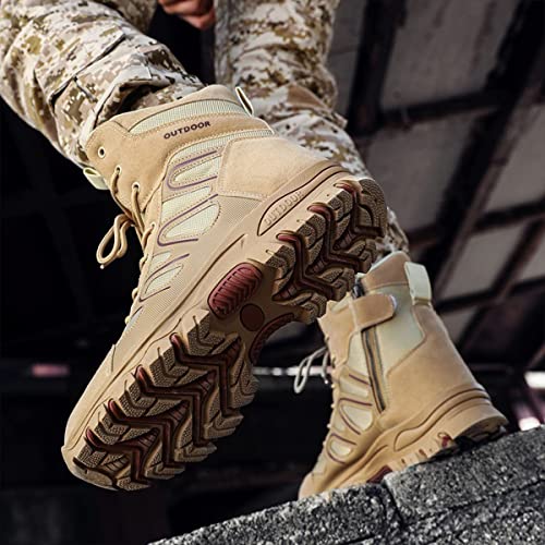 Mannen Outdoor Combat Boots Tactische Woestijn Laarzen Bergbeklimmen Trail Laarzen Duurzame schoenen SA07 - Image 8