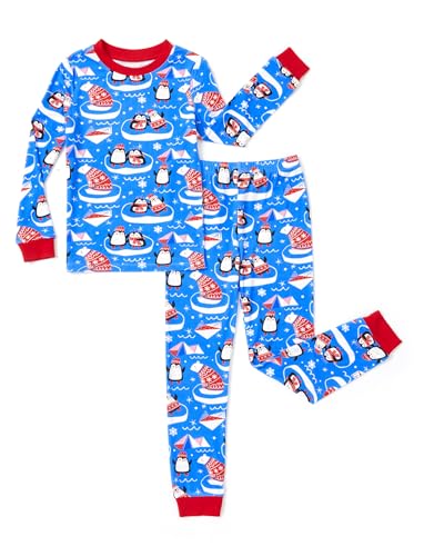 PATPAT Toddler & Kids Pajama Sets with Bamboo Viscose, Snug Fit PJs for Boys, All-Season Comfort...