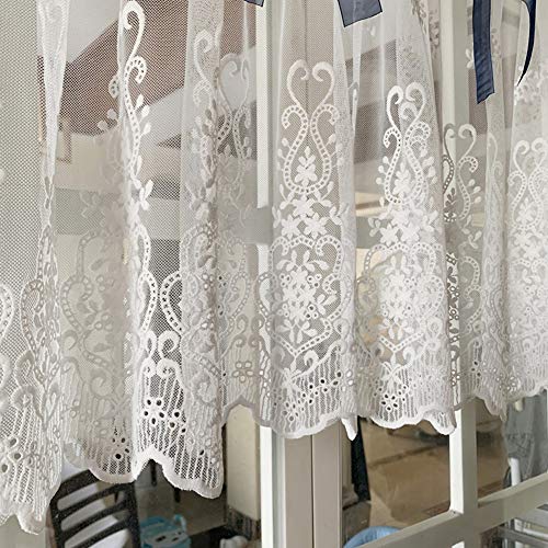 Media cortina de cocina protectora para ventanas bajas y baños 4