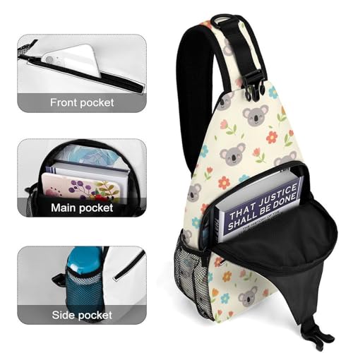 Mochila tipo bolso cruzado ligera para senderismo miniatura 4
