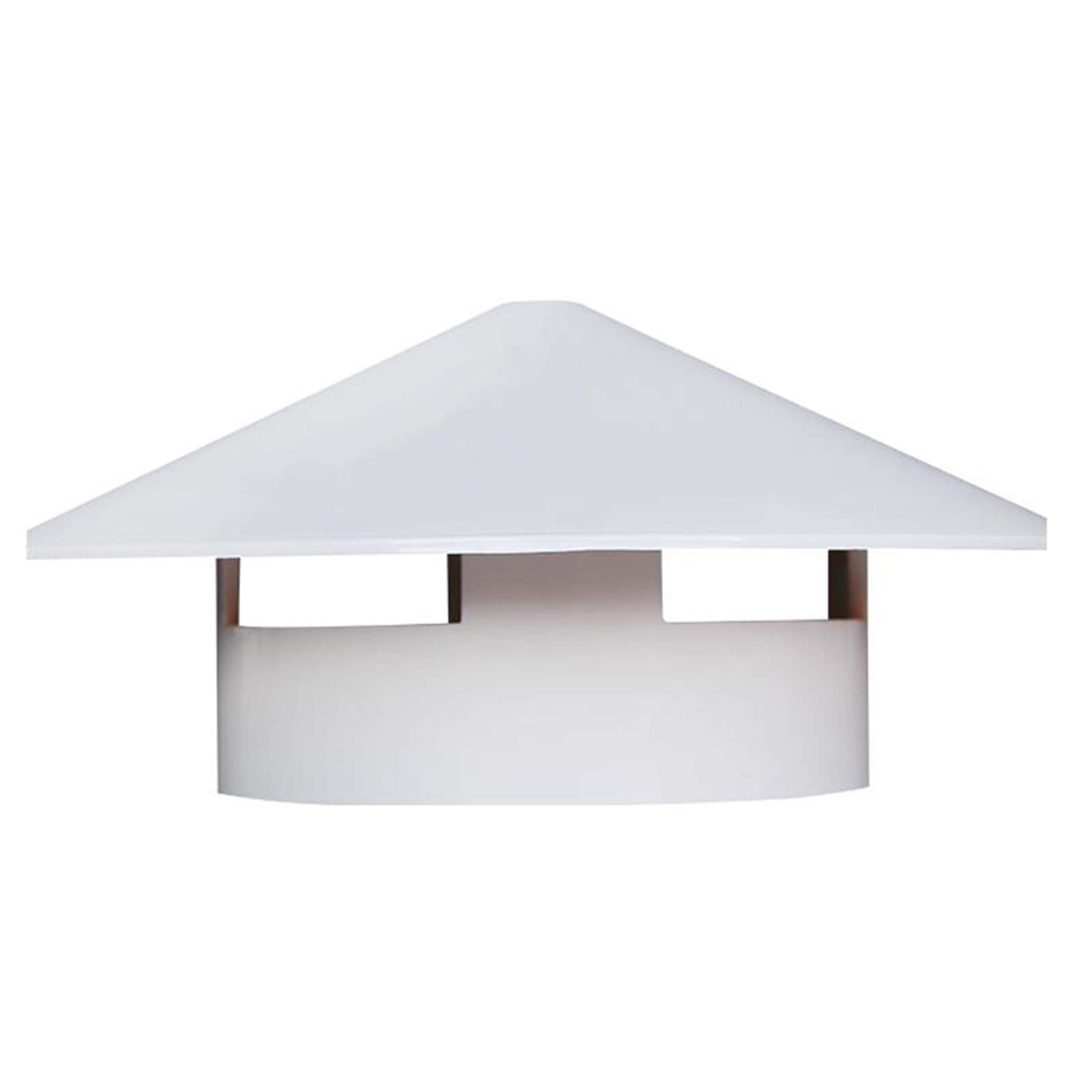 Capot de cheminee rond etanche protection pluie 160mm pour toit de maison