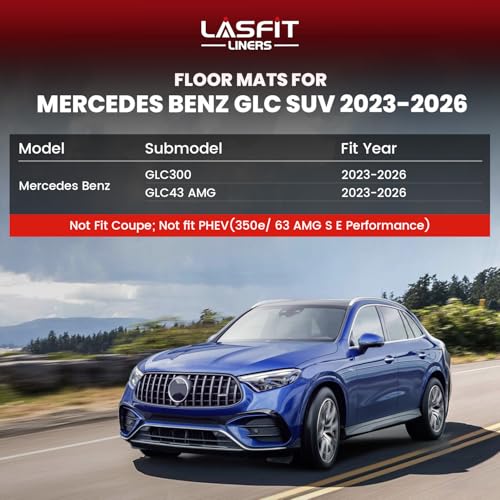 Image of LASFIT Floor Mats & Cargo Mat for Mercedes Benz GLC 300 /43 AMG 2023-2026