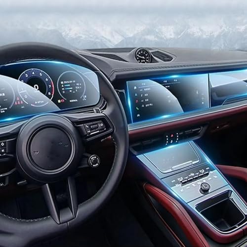 Écran de contrôle central en TPU pour Porsche Cayenne 2024 - Protection transparente d'habitacle