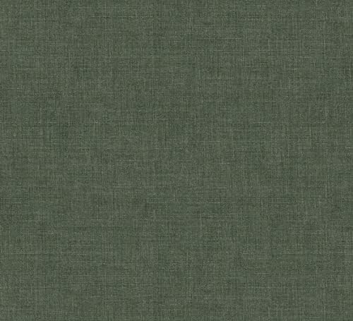 Karina Home Grey Linen Look Wipe Clean Tablecloth Vinyl PVC Table Cover Wipeable Table Cloth (Grey, 180cm x 140cm)