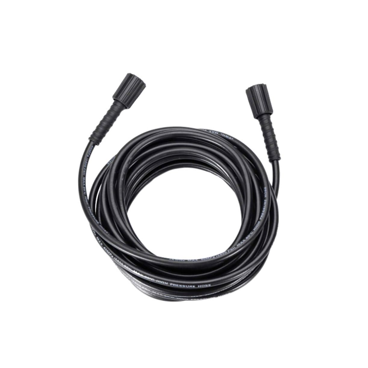 Manguera de Goma para Hidrolimpiadora de Alta Presión, Doble Extremo, Conexión Hembra 22mm, Resistente a Torsiones, para Lavado de Autos