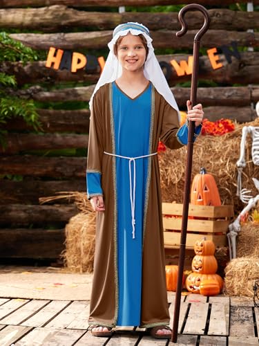 Disfraz infantil Joseph tradicional de pastor de Navidad 4-14 años miniatura 5