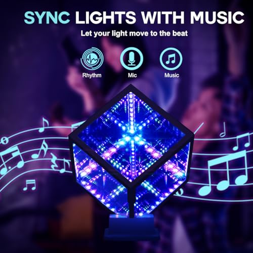Lumoonosity LM-T03 Infinity Cube Light - Usb Powered Infinity Mirror Light thumb #5