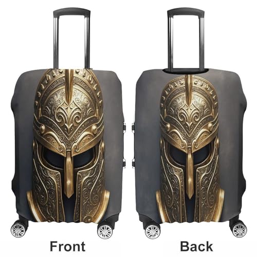 Spartan Helmet Travel Luggage Cover Washable Anti-scratch Suitcase Protector Dustproof Protective Cover Case for Wheeled Luggage Fits 19-32 Inch Luggage3