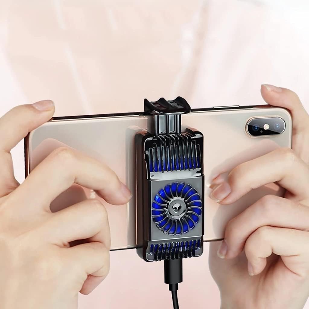 Mobile Phone Radiator Gaming Universal Game Cooler System Portable Fan Holder Heat Sink(D)