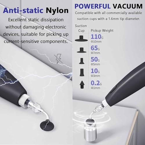 Stylo à ventouse électrique pour assemblage de composants et réparation PCB - 3