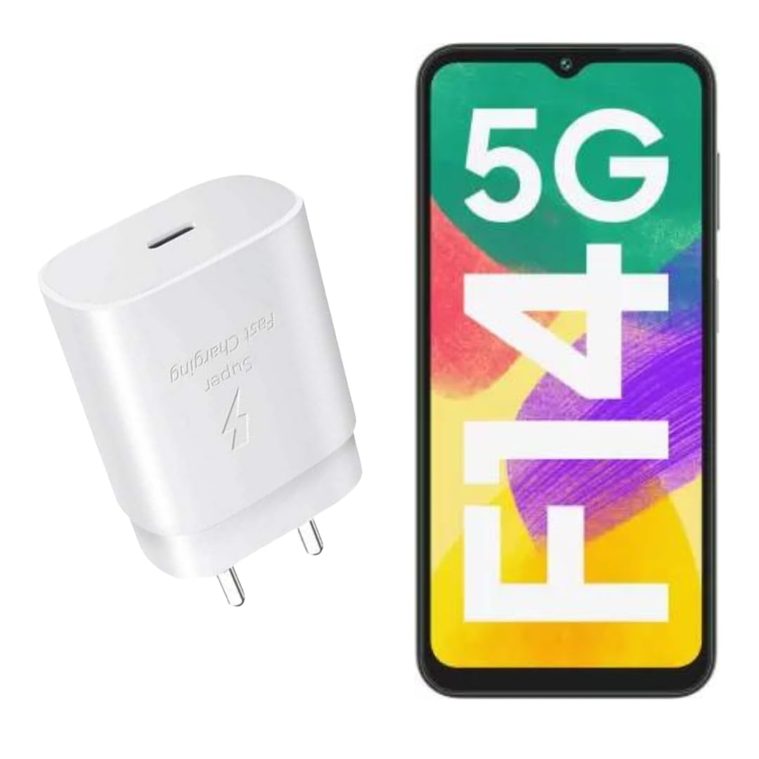 MAK 25W Charger for Samsung Galaxy F14 5G Type C Charger Adapter Compatible with Galaxy F14 5G Charger, 25 Watt USB Type C to C Pd Charging Adapter C Type, White (B0CNGYCHMN) Amazon Price History, Amazon Price Tracker