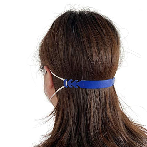 NUOBESTY – Alça extensora de máscara ajustável com extensão de gancho, 10 peças (cor aleatória)