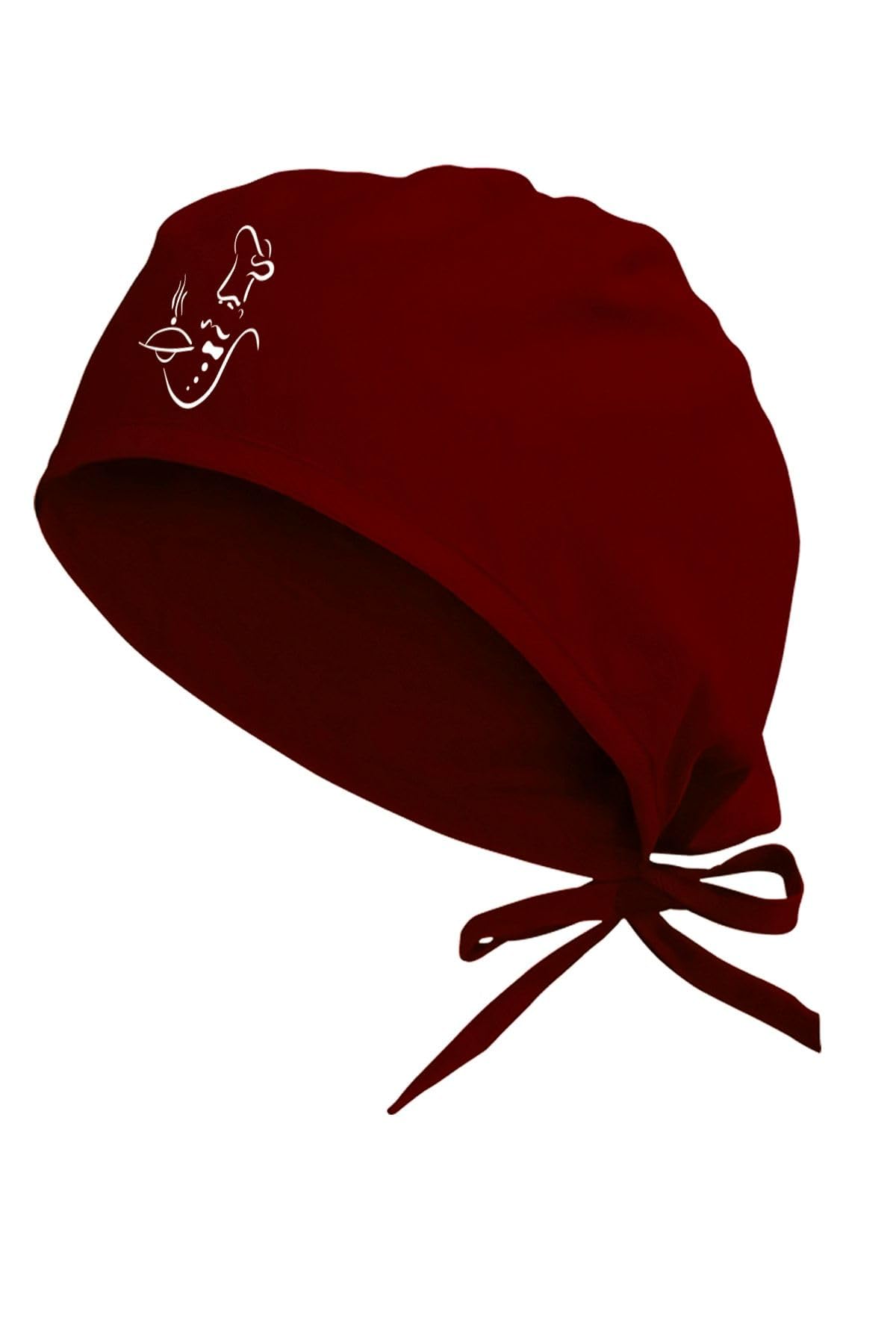 Tasarım Trend Unisex Bordo Şeflere Özel Bone
