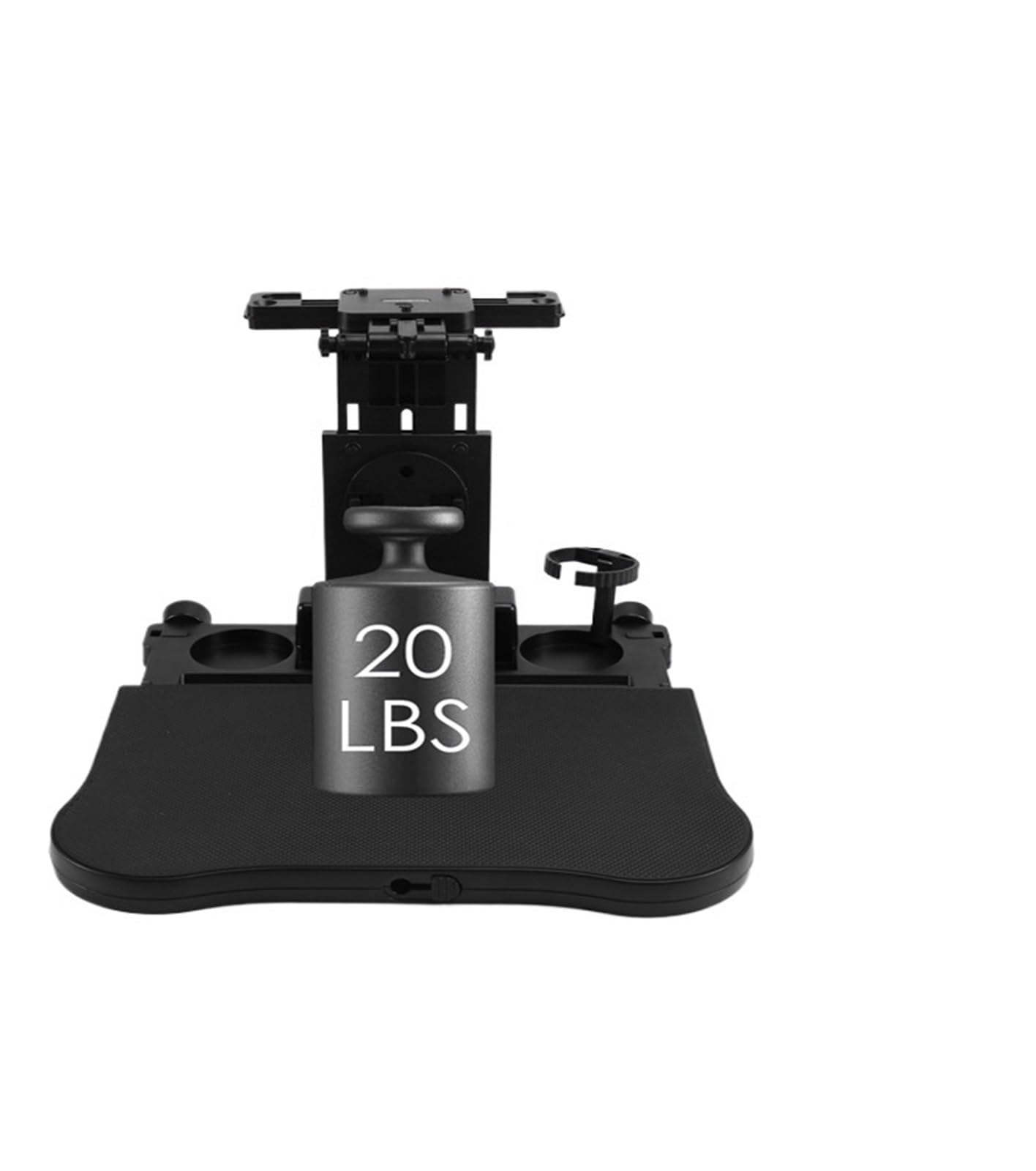 Tavolino da viaggio per auto Seggiolino multifunzionale con schienale piccolo Tavolo tavolo regolabile Supporto per computer per tazza d'acqua per bambini adulti Ricambi auto