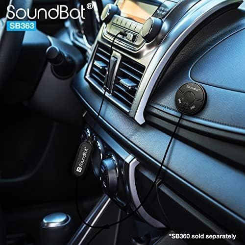 SoundBot SB363 3.5mm Ground Loop Noise Isolator Adapter Remover[Buzzing Eliminator Hissing Filter] Speaker/Car Audio Stereo System/Bluetooth Adapter Receiver/Car Kit/Home Audio w/Built-in AUX Cable