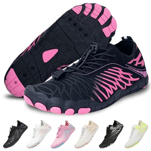 Jmzb Barefoot Shoes for Women & Men, Grounded Walking Hiking Barefoot Shoes, Wide Toe Box Non-Slip Water Athletic Footwear, Comfortable Vitality Barefoot Footwear