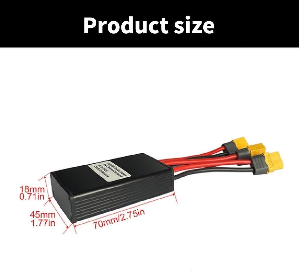 Efficient Double Battery Discharge Module Parallel Module 20V To 7