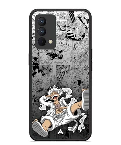 Image of Premium Anime 2 Case for Realme GT Master Edition (Glossy Finish) Soft-Touch Metal TPU Back Cover, Shockproof, Designer, Aesthetic Mobile Phone Case