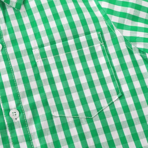 Image of Noomelfish Girls Long Sleeve Button Down Shirt Tie Front Western Tops Cowgirl Outfit (5-14 Years)