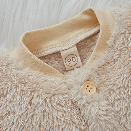 Jongens Jassen Met Bont Peuter Kinderen Kinderen Baby Jongens Meisjes Solide Koraal Fleece Vest Jas Bovenkleding Outfits Kleding Vest Jongens 80 - Afbeelding 3