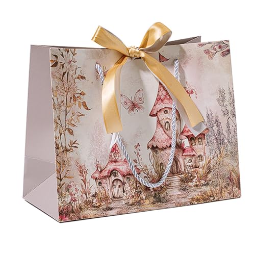 Sacs en papier avec poignées ruban pour vos cadeaux d'invités d'anniversaire et fêtes