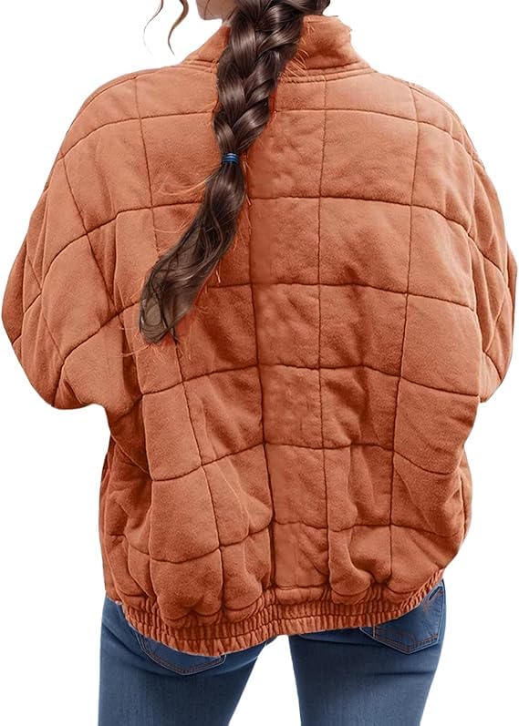 Womens Winter Coats Aesthetic Lightweight Quilted Puffer Jacket Coquette Grunge Zip Up Jackets Y2k Clothes3
