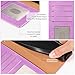 JHWVVTF for iPhone 16e Wallet Case, RFID Blocking 4 Card Slots Holder Cover for iPhone 16e 2025 6.1 Inches, Wrist Strap, Shockproof Protective Stand Leather Folio Flip Cases (Purple)