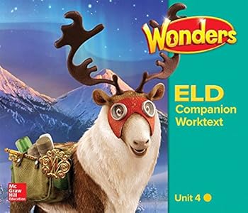 Spiral-bound Wonders for English Learners G5 U4 Companion Worktext Beginning Book