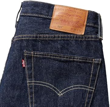 Levi's Heren 501 Original Fit Straight jeans Gewassen Zwart