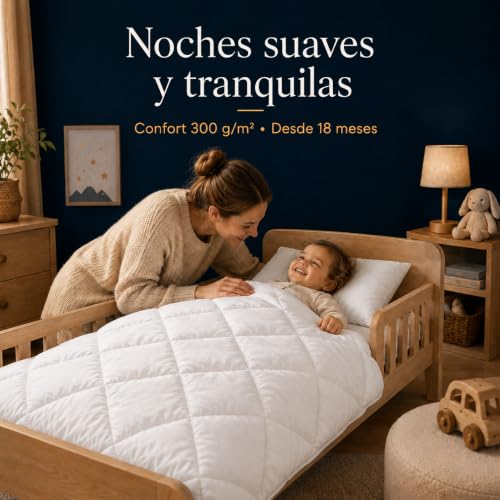Miniatura 2 de Sohygge - Edredón Nórdico Para Bebé 75 120 Cuna 60 120 300 G M Microfibra, Antiácaros, Oeko-Tex Edredones Infantiles Manta Bebé