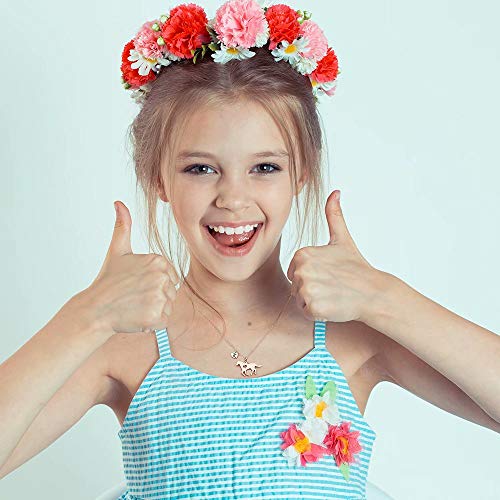 MONOOC Horse Gifts for Girls Necklace - Stainless Steel Dainty Horse Pendant Heart 26 Initial A-Z Necklaces for Women Girl3