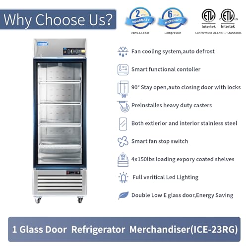 True commercial refrigerator reach-in