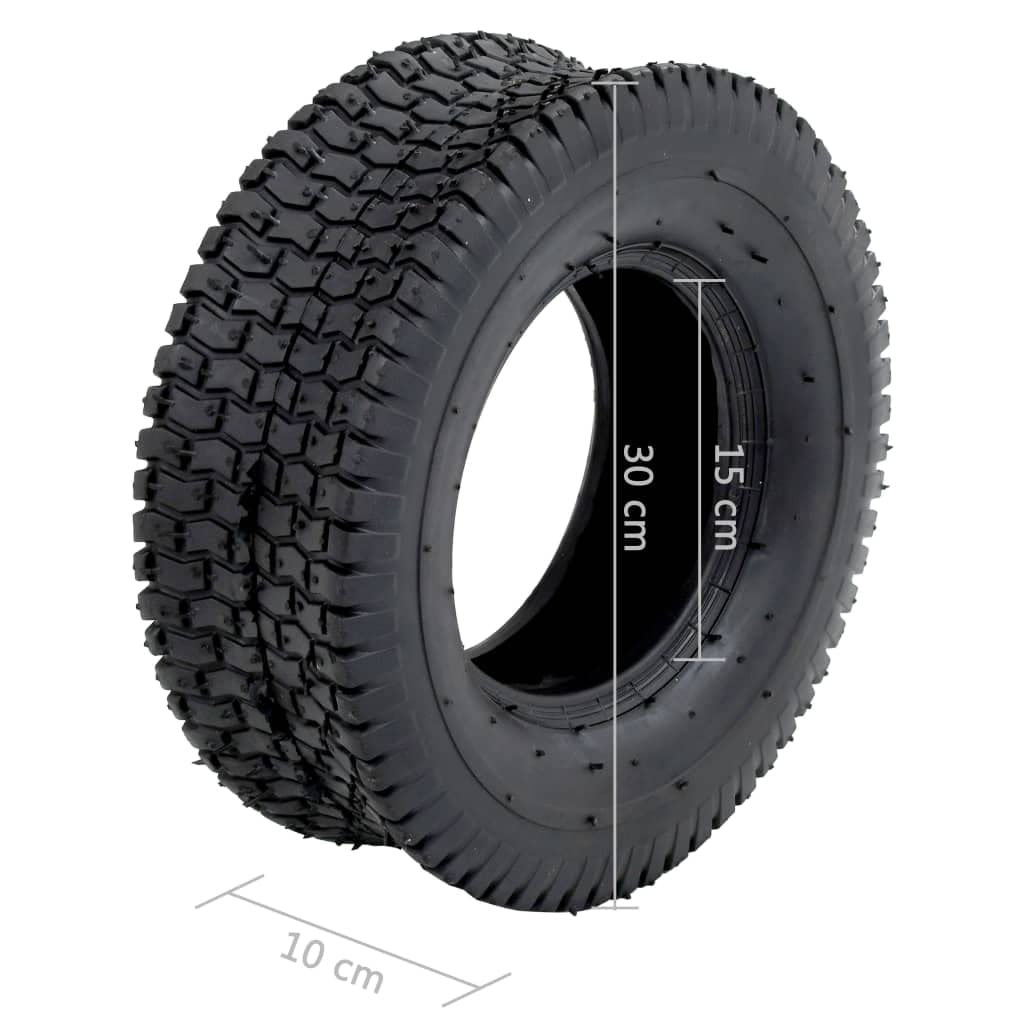 Mangloder Schubkarrenreifen 13 x 5.00-6 4PR Gummi pannensicher, 30 cm Außendurchmesser, 140 kg Tragkraft für Schubkarre, Sackkarre, Garten, Bau, Hof, Landwirtschaft, Outdoor Transport