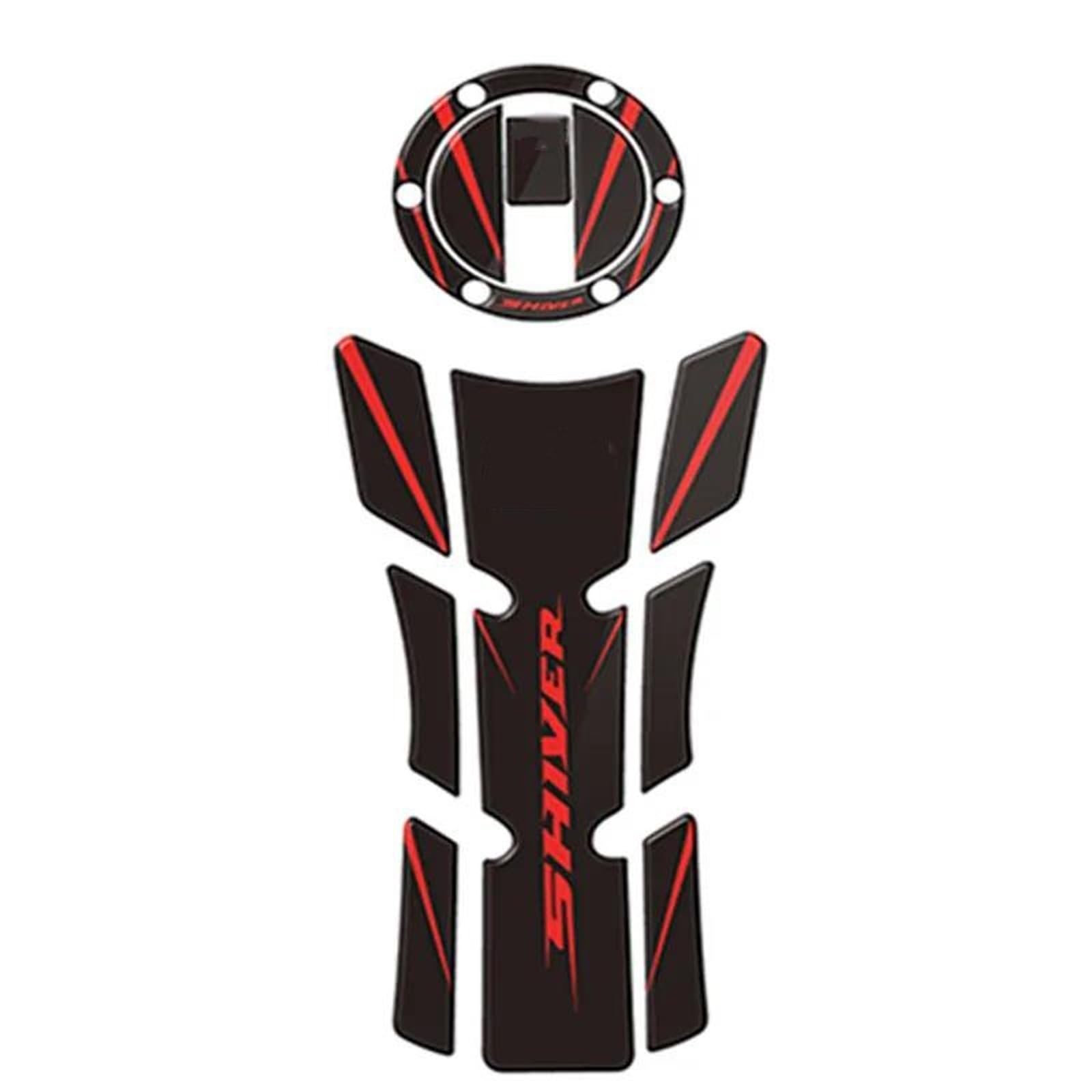 Dtsgcx Color6 Motorcycle Stickers Fuel Tank Pads Traction Decals Decorative For Aprilia For Shiver 750 900(Color6)