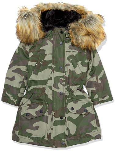 URBAN REPUBLIC Baby Girls Heavyweight Ballistic Anorak Fur Jacket