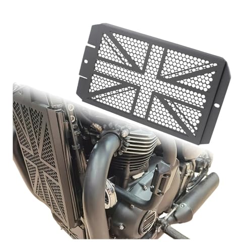 Grille de radiateur moto en alu brossé pour Bonneville T100 et T120 - 4