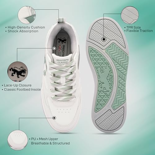 Image of Red Tape Women's Lifestyle Sneakers | Effortless Style Meets Comfort