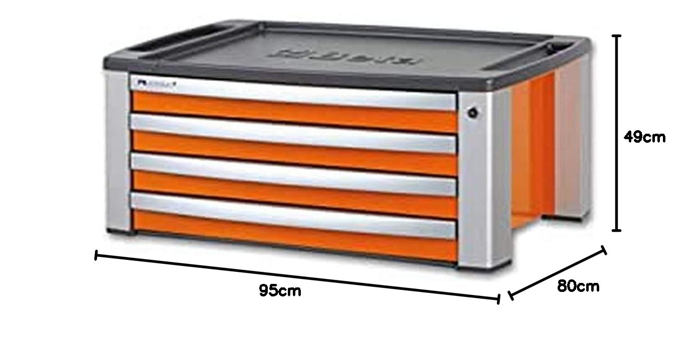 Beta Tools 39000101 Top 4 CASSETTI VUOTE Orange T