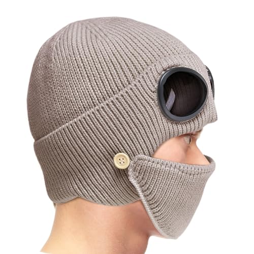 Bonnet d'hiver coupe-vent thermique avec cache-oreilles pour cyclisme et ski