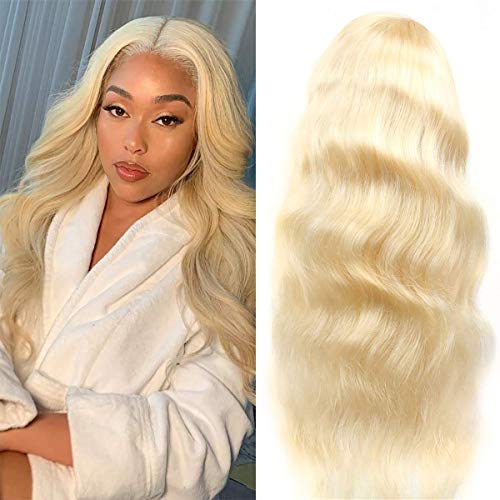 613 Lace Front Wig Human Hair Blonde Wig Human Hair (20inch, body wave 20)