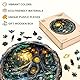KaayeeWood Holzpuzzle Erwachsene,Magischer Zeitbaum Holzpuzzle,Einzigartige Wooden Puzzle Mit Geschenkbox,Geschenke für Kinder und Erwachsene(34 * 34cm-270 Stück)