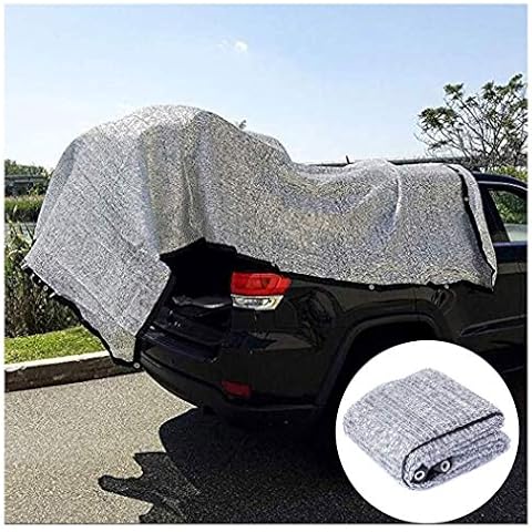 Sun Shade Sail 3x4m Reflective Aluminet Shading Net Car Coverd Awnings With Grommets UV Shade Cloth Sunblock Sun Mesh Resistant For Patios Garden Greenhouse Plant Outdoor Shade Canopy Cover