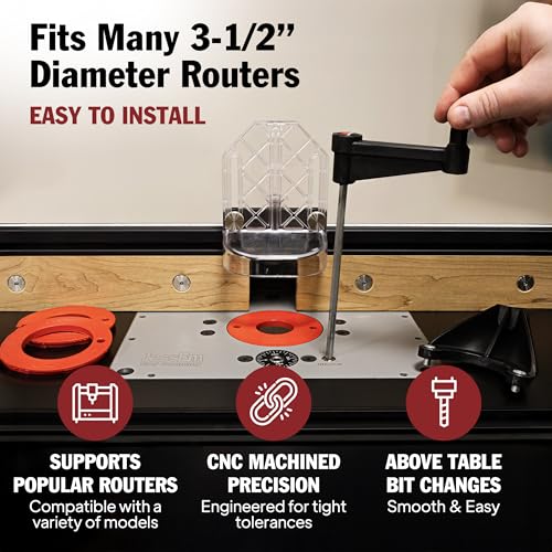 Image of JessEm 02310 Rout-R-Lift II Router Lift For 3.5 Inch Diameter Motors
