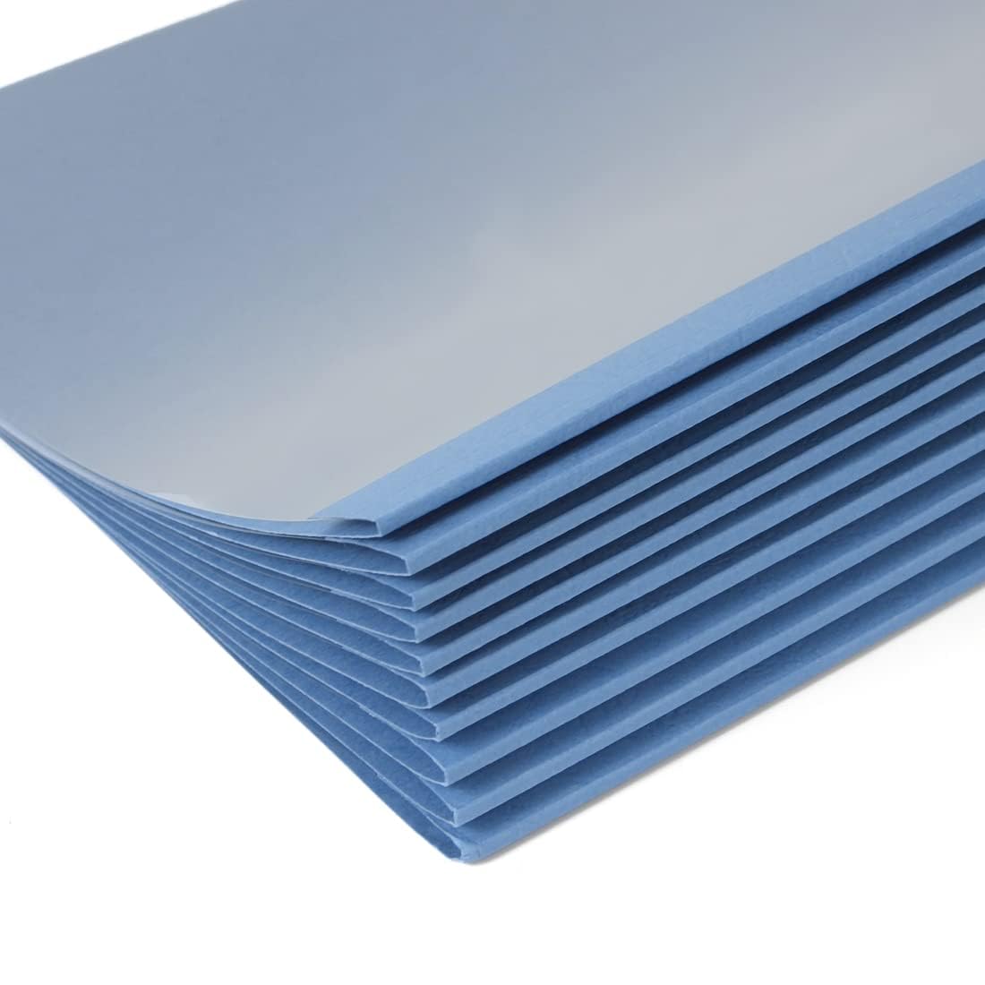 RAYSON Couvertures de Reliure Thermique, A4, Capacité de Reliure de 100 Feuilles, 12 mm, Bleu, Paquet de 25