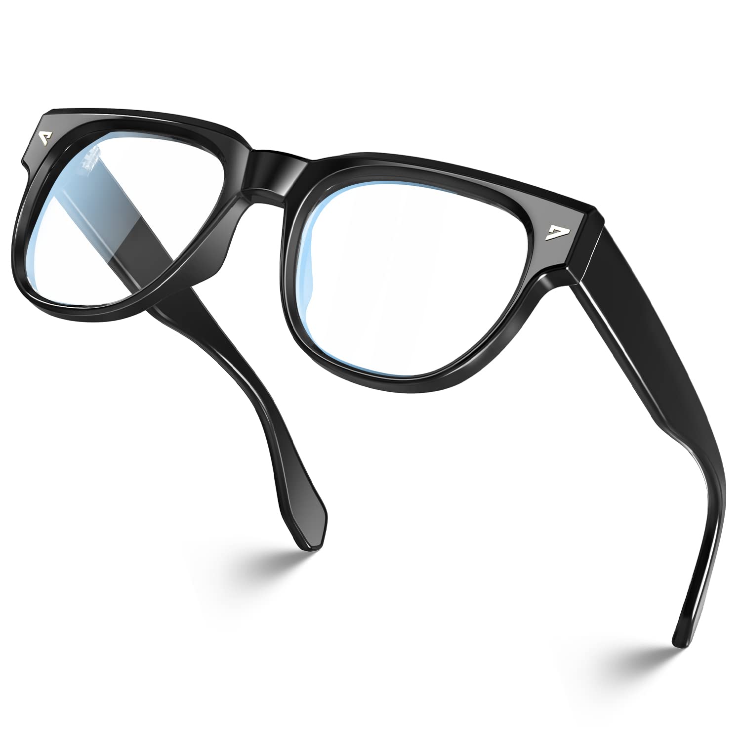 VISOONE Square TR90 Blue Light Blocking Glasses with Anti Glare Computer Glass Woman and Men SAGE