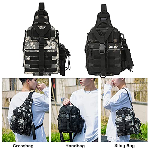 Lixada Sac à Dos de Pêche Rangement de Pêche Multifonctionnel Étanche Sac De Pêche Sac à Bandoulière de Pêche Sac de… - Image 6